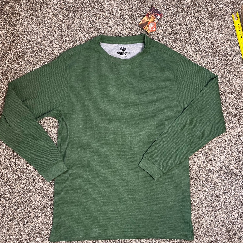 Alpine Lakes Men's Green Shirt Size M